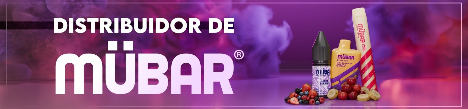Distribuidor de Mübar: vapers y sales de nicotina