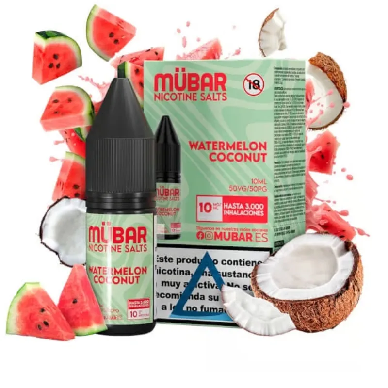 [260332-14] Sales de nicotina Mubar (Watermelon Coconut)