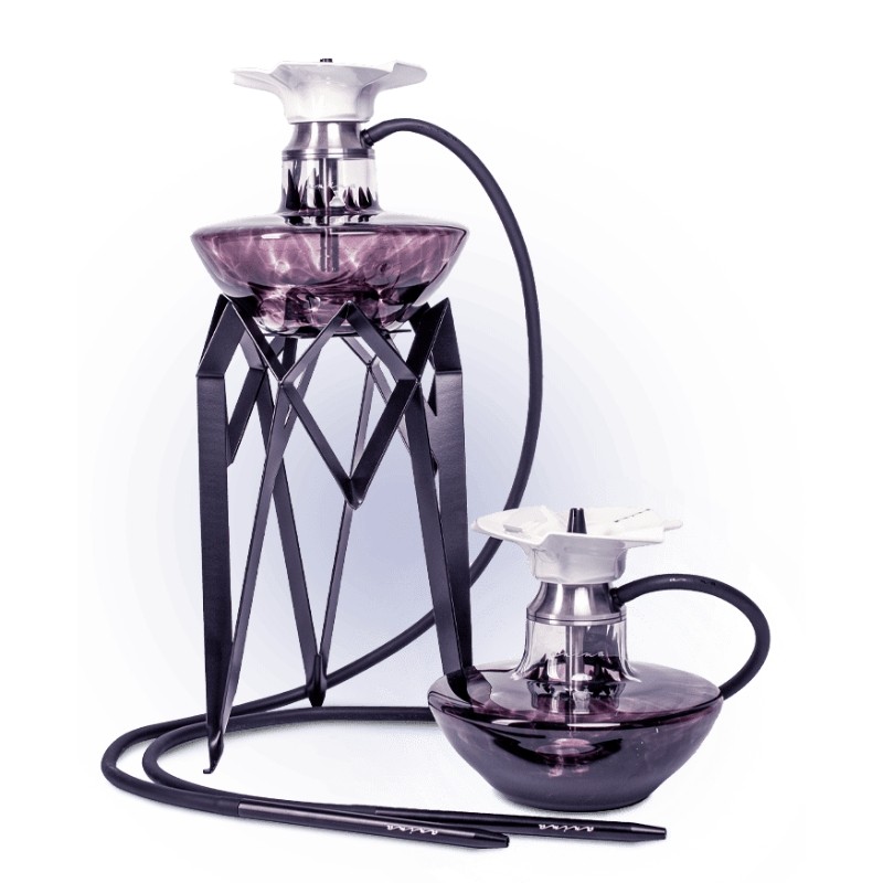 [231111-1] Cachimba Anima Lotus Floor (Black)