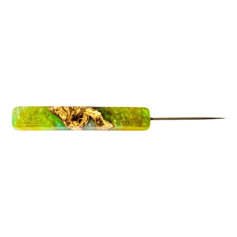 [231078-2] Punzon Resina Chameleon Hookah (Verde)