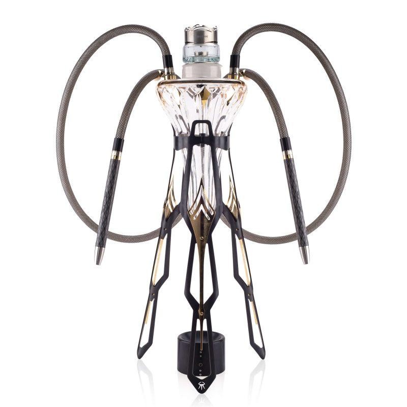 [200689] Cachimba Meduse Prince Black Gold