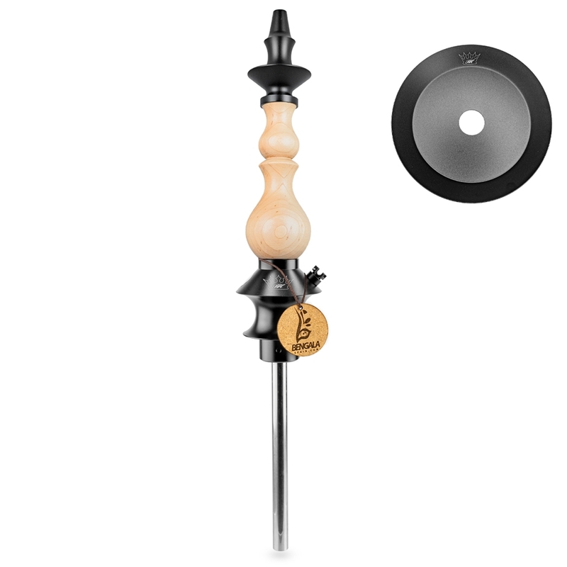 Cachimba Regal Hookah Bishop Pinewood Clear