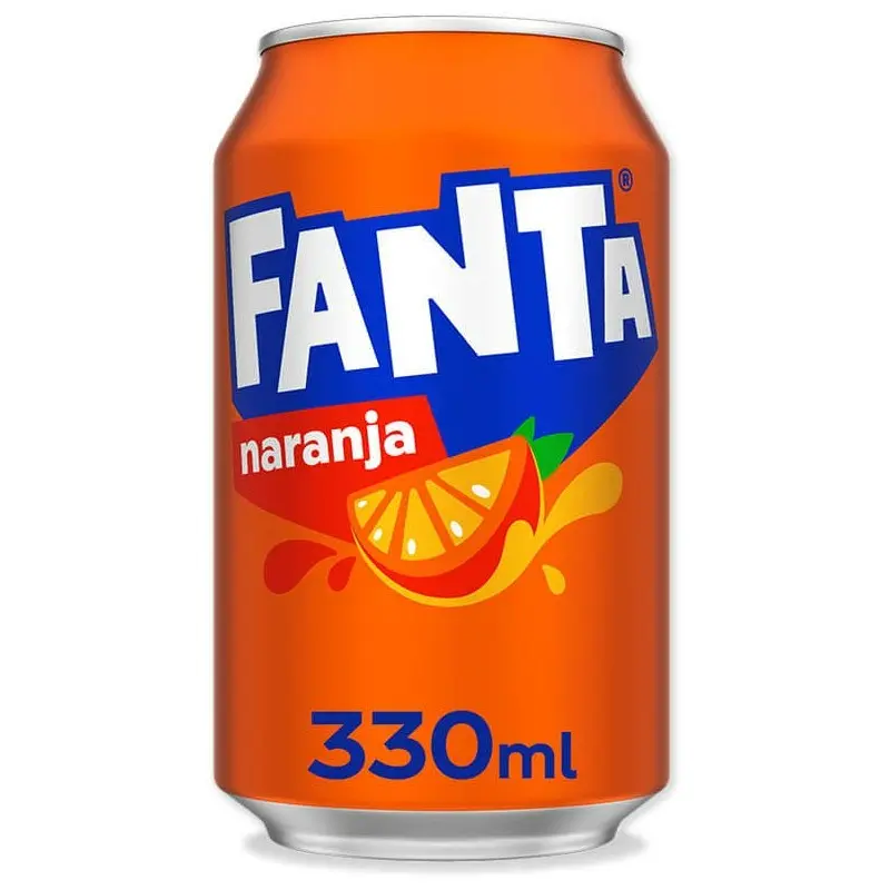 Lata de Fanta de Naranja