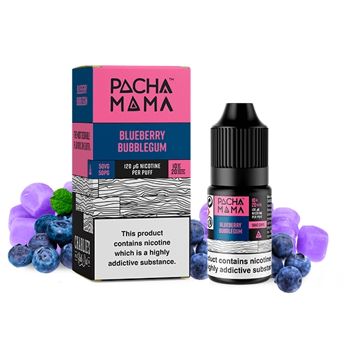 [230857-6] Sales de Nicotina Pachamama (10mg, Blueberry Bubblegum)