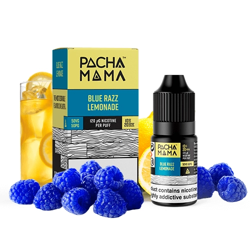[230857-9] Sales de Nicotina Pachamama (10mg, Blue Razz Lemonade)