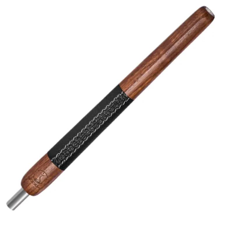 Boquilla Wookah Walnut Black Leather