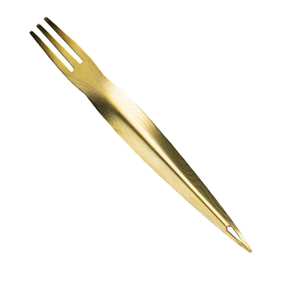 Tenedor Alpha Hookah Gold