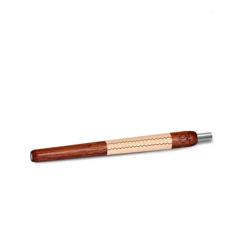 Boquilla Wookah Merbau Leather Beige