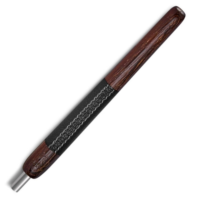 Boquilla Wookah Wenge Leather Black