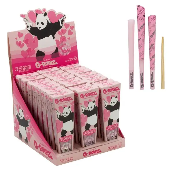 Cono G-Rollz Banksy Panda Gunnin Pink