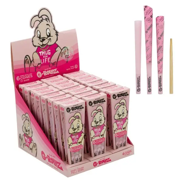 Cono G-Rollz Banksy Thug For Life Pink