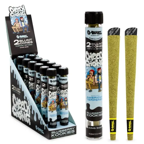 2 Conos G-Rollz Cheech y Chong Blueberry Kookies