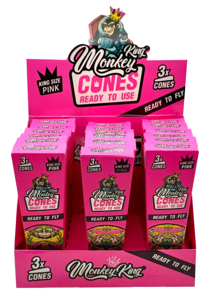 Pack 3 Conos Monkey King Rosa