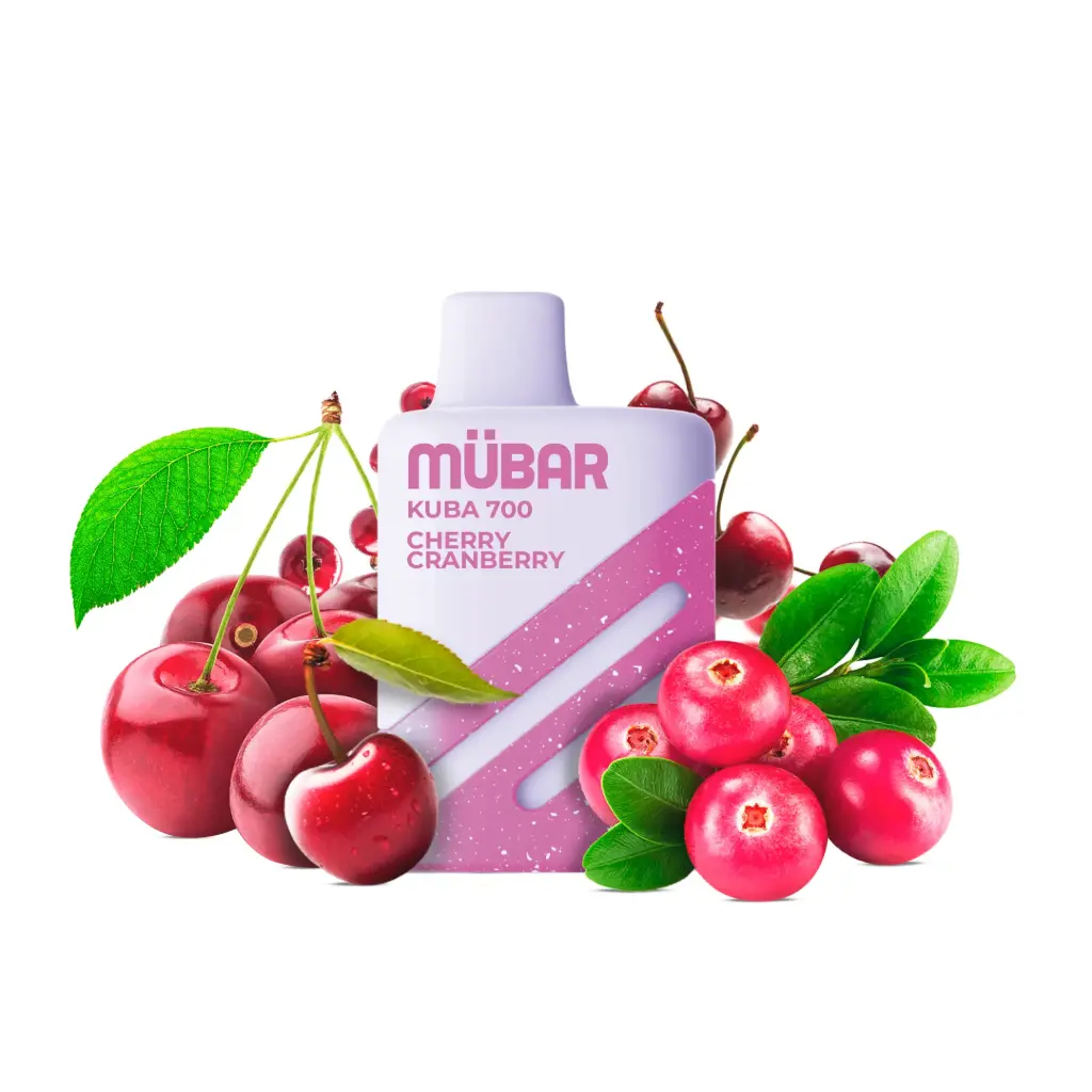 [253055-1] Pod Desechable Mubar Kuba 700 (Cherry Cranberry)