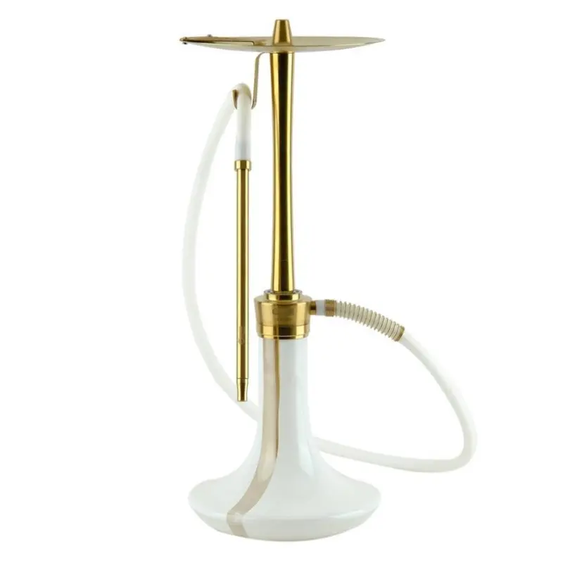 [260050-1] Cachimba Oduman Cosmo (goldbody-whiteglass)