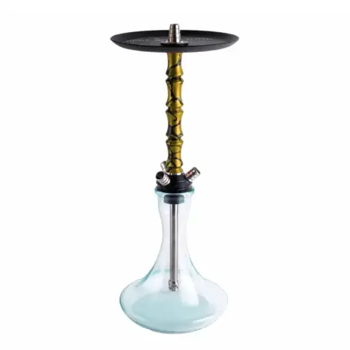 [230497] Cachimba Mamay Asian Mini Anod Yellow Splash