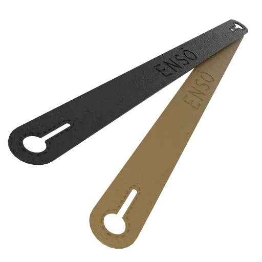 [252378] Cuerda Negra de Cuero Enso 