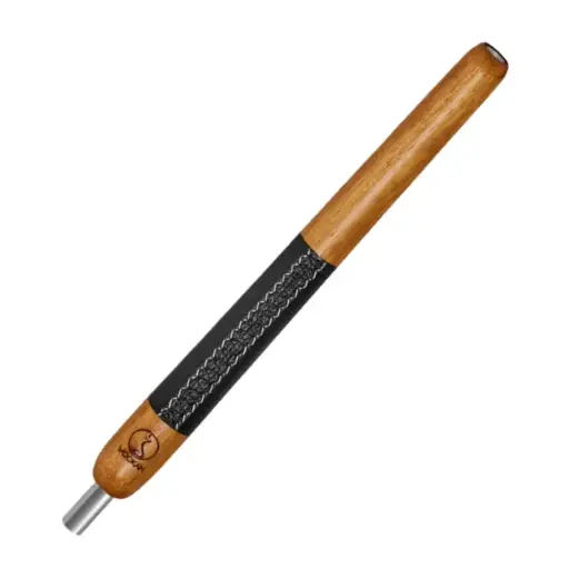 [252489] Boquilla Wookah Iroko Black Leather