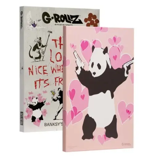 [252744] Cuadro G-Rollz Bankys Panda Gunnin (32x45x2)