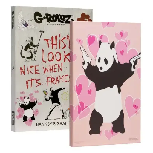 [252749] Cuadro G-Rollz Bankys Panda Gunnin (48x67.5x2.5)