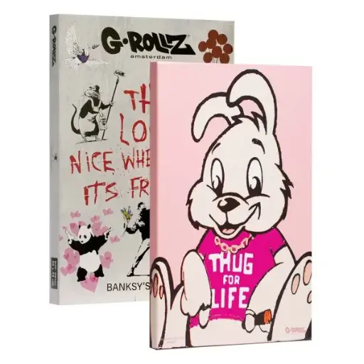 [252756] Cuadro G-Rollz Bankys Thug For Life (48x67.5x2.5)