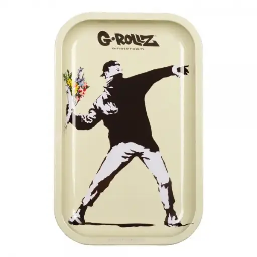 [252759] Bandeja Para Liar G-Rollz banksys Flower Thrower Mediano (17.5x27.5)