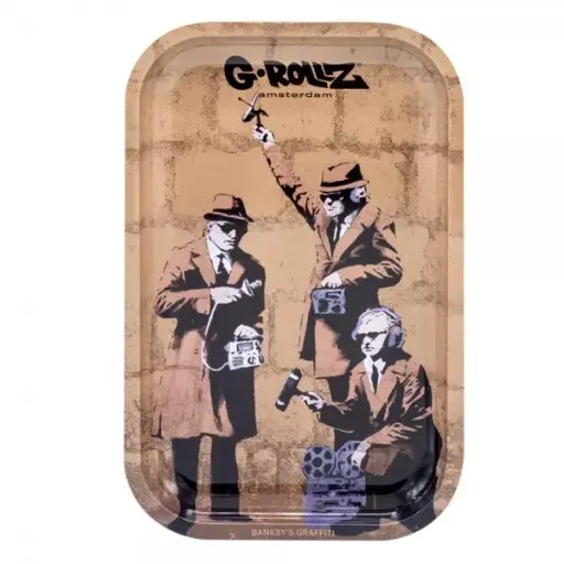 [252761] Bandeja Para Liar G-Rollz banksys Spy Booth Mediano (17.5x27.5)