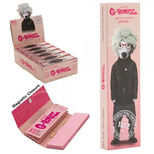[252763] Pack Papel de Liar + Cartón para Boquillas G-Rollz Pets Soup Pink