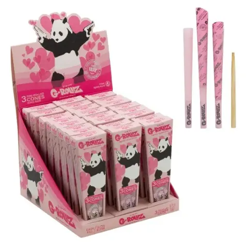 [252786] Cono G-Rollz Banksy Panda Gunnin Pink