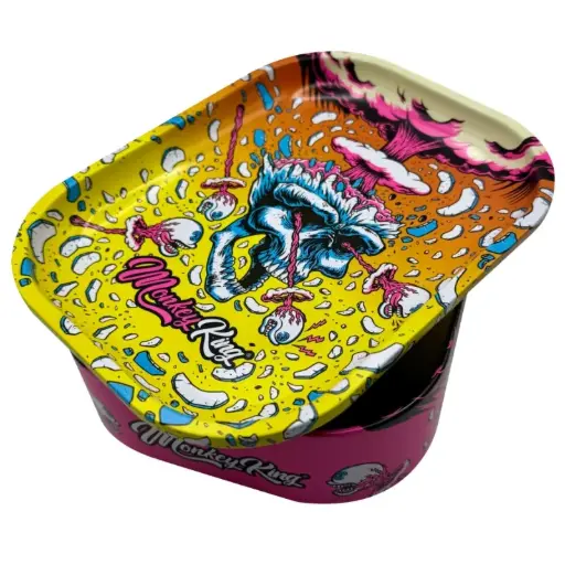 [260154] Bandeja Con Caja Skull Monkey King