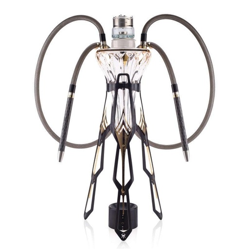 [200689] Cachimba Meduse Prince Black Gold